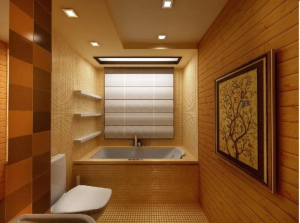 Оригинальный дизайн ванной комнаты